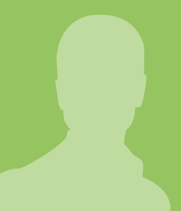 Grüner Hintergrund mit einer männlichen Silhouette